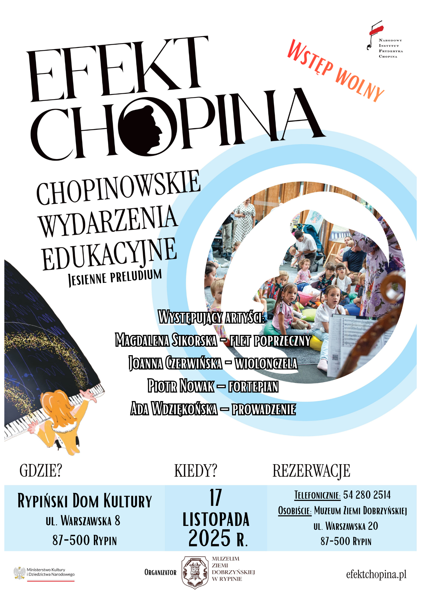 Zajawka przedstawia plakat zaprasząjacy na wydarzenie na którym widzimy dzieci