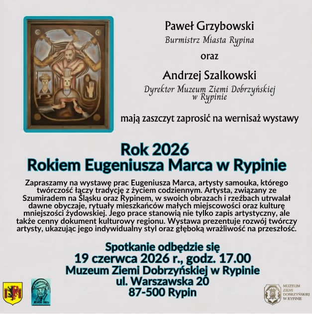 Plakat zapraszający na wydarzenie.